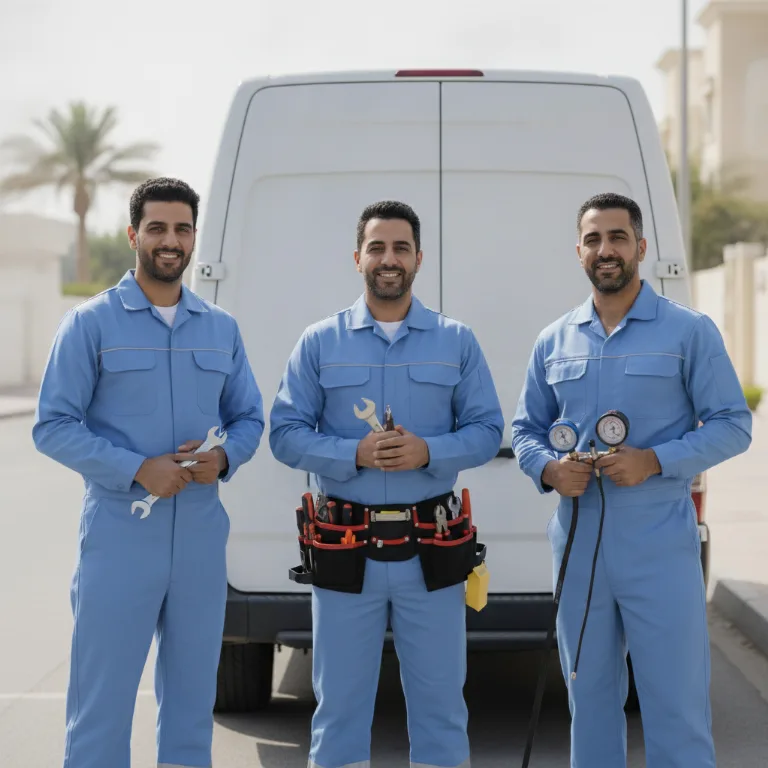 Heat Pump Repair team in Musaffah